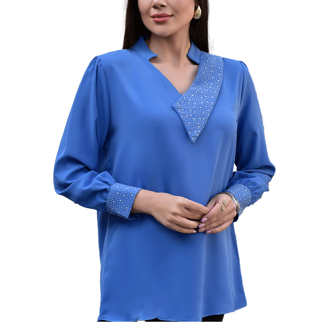 شومیز زنانه با جنس الیزه برند تی هو مدل THG0231